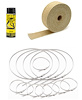 Tan Exhaust Wrap Kit [2 in. x 50 ft.] - image 1