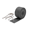 Black Exhaust Wrap Kit Includes: Qty/1 - Black Exhaust Wrap Width: 2" - image 1