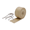 Tan Exhaust Wrap Kit Includes: Qty/1 - Tan Exhaust Wrap Width: 2"