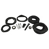 Easy Loom Split Sleeve Wire and Hose Protection Master Kit [Black, 5-Piece]