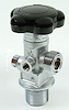 Hi-Flo Valve w/Gauge Port CGA-660 Chrome Plated - image 1