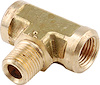 NPT Brass Male Run Tee 1/8" - image 1