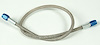 Braided Hose Line Blue, -4 AN x 2" - image 1