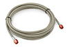 Braided Hose Line Red, -3 AN x 22" - image 1