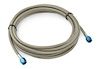 Braided Hose Line Blue, -4 AN x 3" - image 1