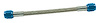 Braided Hi-Flo Hose Line Blue, -4/-3 AN x 7" - image 1