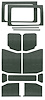 50179 Boom Mat Sound Deadening Headliner Kit 2018-Up Jeep Wrangler JL 4-Door - image 1