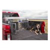 48 in. x 48 in. Double-Door Dog Box Crate [Bright Aluminum] - image 2