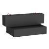 Hammerhead-Style 100-Gallon L-Shape Steel Transfer Tank [Matte Black] - image 1