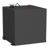 53-Gallon Rectangle Steel Transfer Tank [Matte Black] - image 1