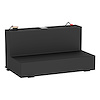 75-Gallon L-Shape Steel Transfer Tank [Matte Black] - image 1