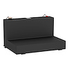 85-Gallon L-Shape Steel Transfer Tank [Matte Black] - image 1
