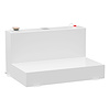 85-Gallon L-Shape Steel Transfer Tank [White] - image 1