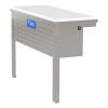 36 in. Truck Side Tool Box with Low Profile [Bright Aluminum] - image 1