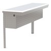 48 in. Truck Side Tool Box with Low Profile [Bright Aluminum] - image 4