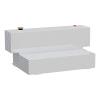 Hammerhead-Style 100-Gallon L-Shape Transfer Tank [Bright Aluminum] - image 1