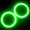 1246-004 LED Waterproof Fog Halo Kit, Green - image 1