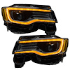 Dynamic Colorshift Headlight DRL (Daytime Running Light) Upgrade Kit Select Jeep Grand Cherokee Models - image 1
