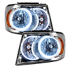 LED Headlight Halo Kit Fits 2007-2009 Dodge Durango [White] - image 1