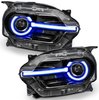 Colorshift RGB+W Headlight DRL + Halo Upgrade Kit [RF Controller] Fits Late-Model Ford Bronco Sport - image 4