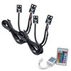 Colorshift RGB+W Headlight DRL + Halo Upgrade Kit [Simple RGB Controller w/Remote] Fits Late-Model Ford Bronco Sport - image 2