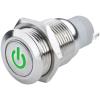 Flush Mount LED Switch On/Off - Green - image 1