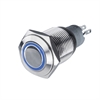 ORACLE Pre-Wired Momentary Flush Mount LED Switch - Blue - image 1