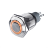 ORACLE Pre-Wired Momentary Flush Mount LED Switch - Amber - image 1