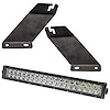 Jeep JK Hood Mounting Brackets SM + Light Combo - image 1