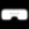 Illuminated LED Letter (A) Matte White Badge [White LED] - image 1
