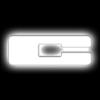 Illuminated LED Letter (C) Matte White Badge [White LED] - image 1
