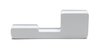 Illuminated LED Letter (J) Matte White Badge [White LED] - image 2