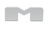 Illuminated LED Letter (M) Matte White Badge [White LED] - image 2