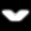 Illuminated LED Letter (V) Matte White Badge [White LED] - image 1