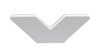 Illuminated LED Letter (V) Matte White Badge [White LED] - image 2