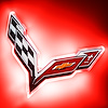 Corvette C7 Rear Illuminated Emblem - image 1