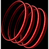 Illuminated LED Wheel Rings Red Light - image 1