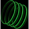 Illuminated LED Wheel Rings Green - image 1