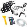 Colorshift Fiber Optic LED Interior Light Kit [IR/Bluetooth Controller] 6-Piece - image 1