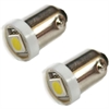 BA9S LED 3-Chip Bayonet Bulbs Single LED - image 1