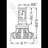 LED Headlight Bulbs [H11 Style] - image 4