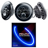 High Powered Sealed Beam Headlight Black Bezel - image 1