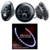 High Powered Sealed Beam Headlight Black Bezel - image 1