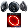 High Powered Sealed Beam Headlight Black Bezel - image 1