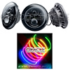 High Powered Sealed Beam Headlight Black Bezel