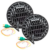 Off Road 7 High Powered LED Headlights Black Bezel