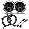 High-Powered LED Headlight Assembly with White Halo [Jeep Wrangler JL] - image 1
