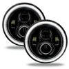 High-Powered LED Headlight Assembly with White Halo [Jeep Wrangler JL] - image 3