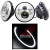 High Powered Sealed Beam Headlight Chrome Bezel - image 1