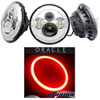 High Powered Sealed Beam Headlight Chrome Bezel - image 1